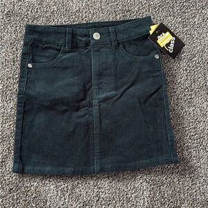 Art Class Dark Green Corduroy Mini Skirt